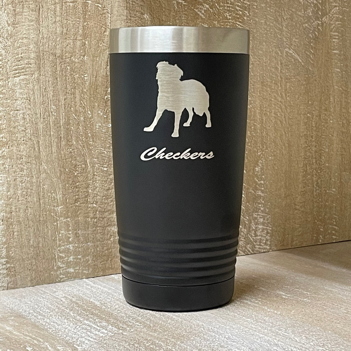 More Dogs Less People - Custom Dog Mom Engraved YETI Tumbler